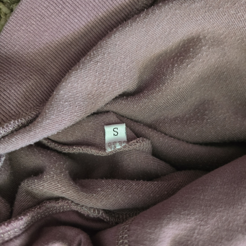 Women's FlexLiving Purple Teddy Hoodie With Front Pocket - Small - Picture 5 of 12